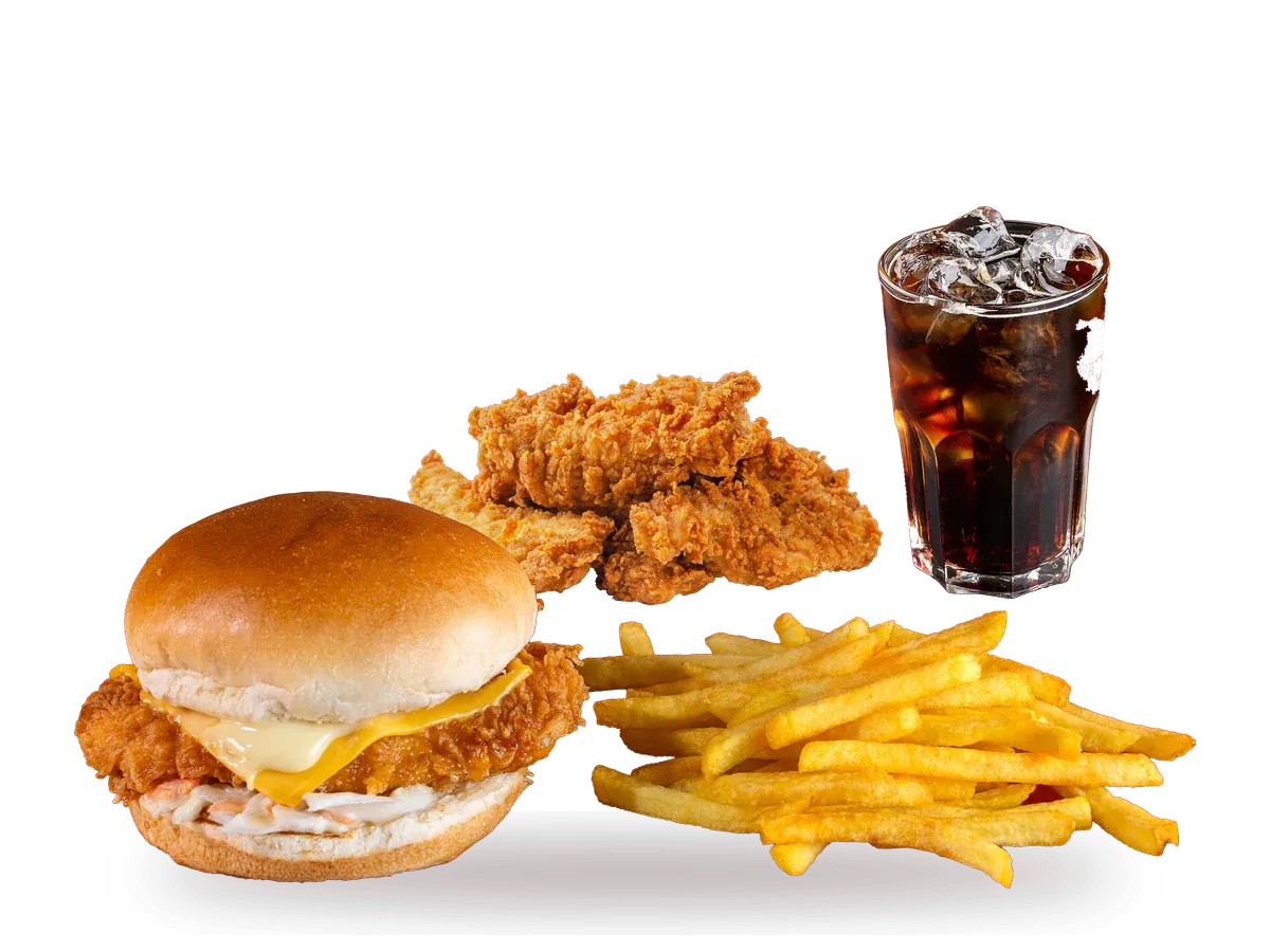 Crunchy Combo Menü — Combo meal deal