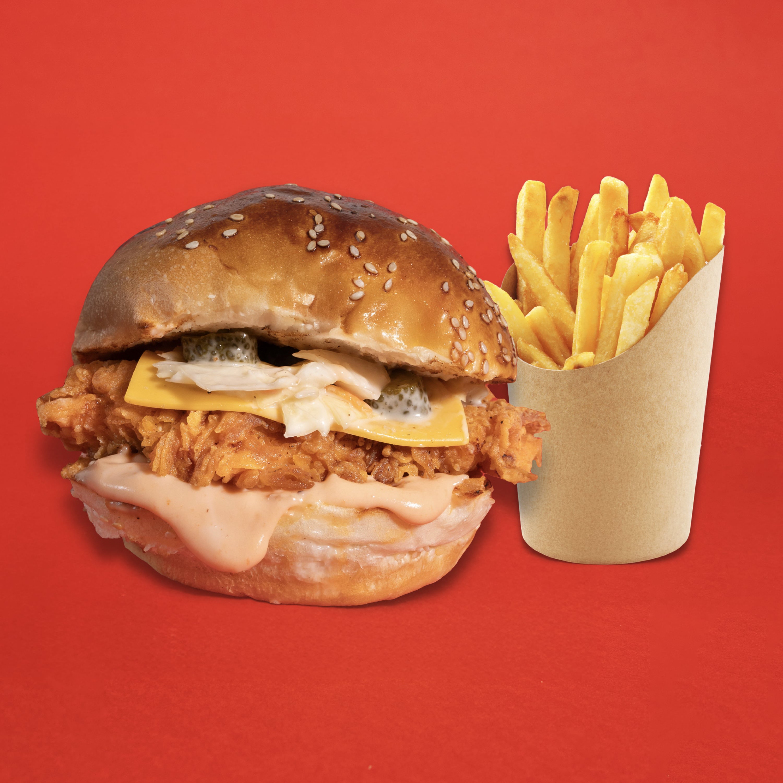 Crunchy Beast Burger